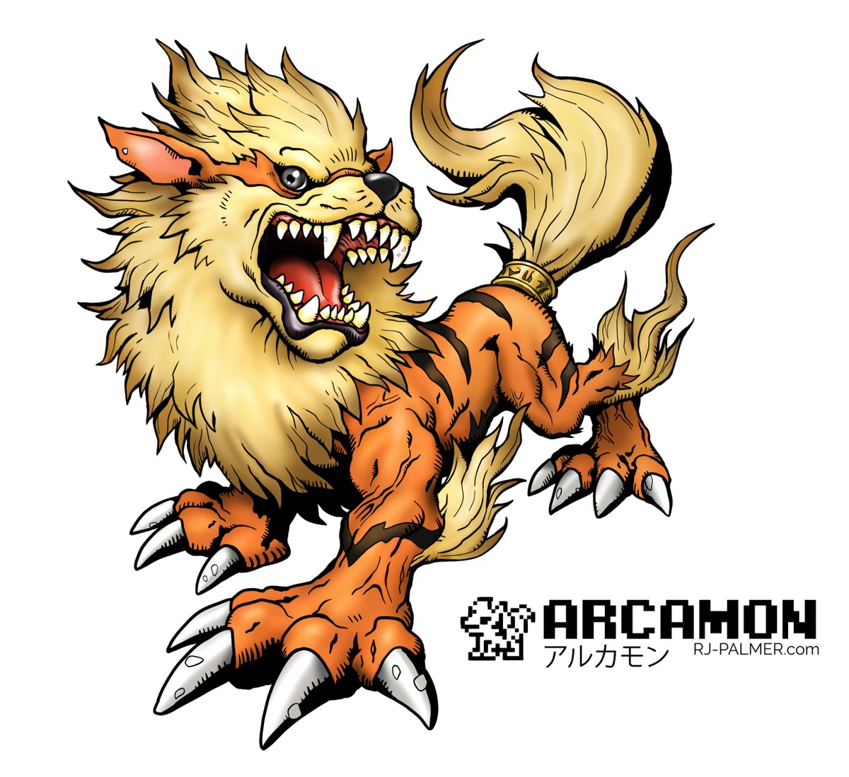 arvalis's tweet photo. Regardless of franchise it seems a giant tiger dog monster is a winning combination. https://t.co/z9lNxT4mlP