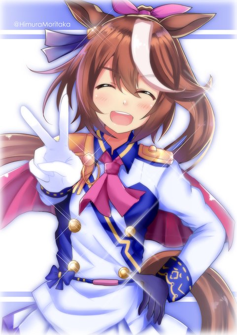 笑顔のtwitterイラスト作品