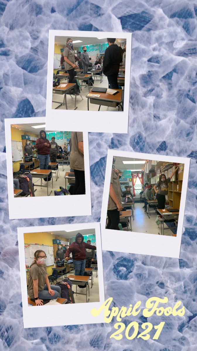 RCSDKing's tweet photo. Had fun today pranking the kids with a flood drill. Some were a little too wise for me. #aprilfools2021 @NWREKing @NWRElementary https://t.co/RKhCU08q4D