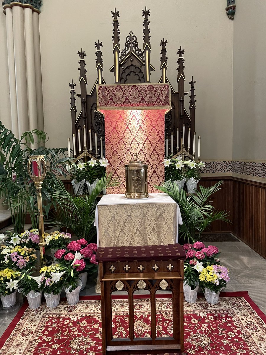 PadreShane's tweet photo. Be sure to visit altars of reposition tonight as we begin the Sacred Triduum.  Blessings on your Holy Thursday celebration https://t.co/56GDKYjdKE