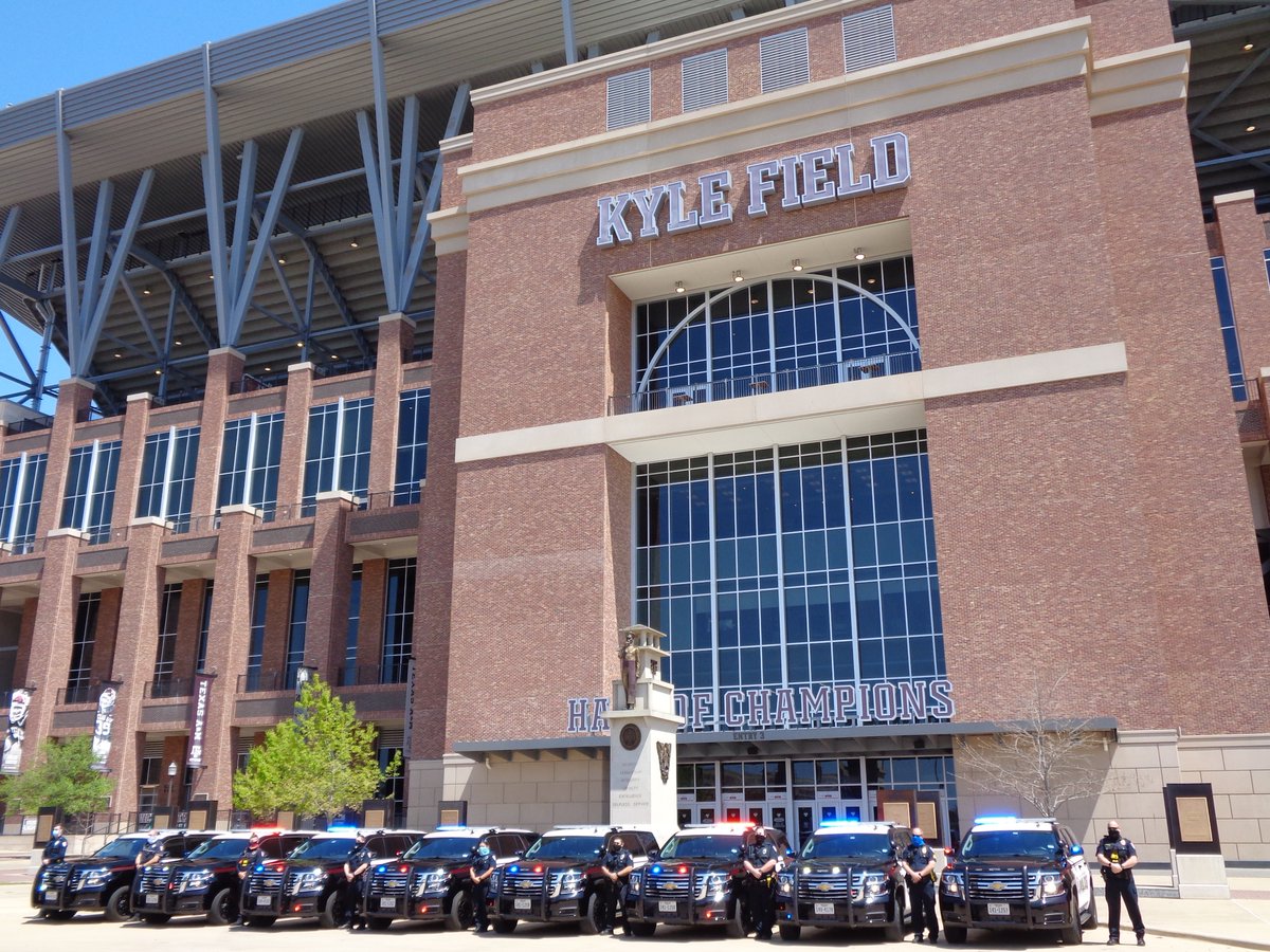 TAMUPolice's tweet photo. In honor of Trooper Chad Walker https://t.co/VA9EtlUwpp