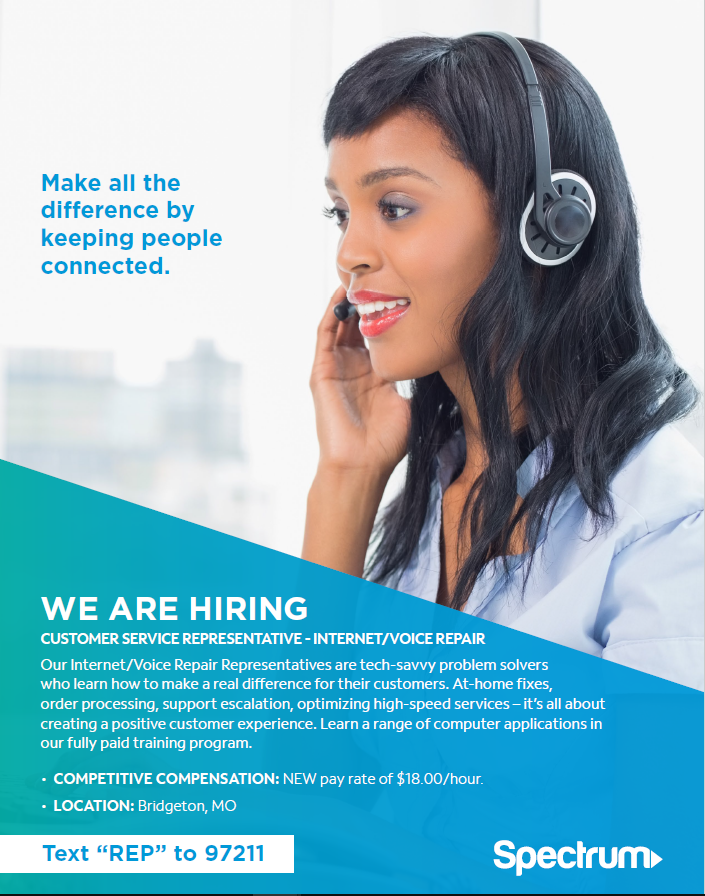 oballeySTL's tweet photo. @_SpectrumJobs has raised our minimum wage AGAIN for our workers! As a recruiter, this is the best time to join our team. Please see the details below:

https://t.co/8q6wDoG052
#joinspectrum https://t.co/tEl4h0k0e9