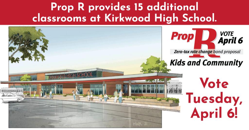 KHS students need to pursue their passion and explore possible career paths. Lack of space limits opportunities for them. We need classroom space to provide kids with opportunities they deserve and that our community expects. Prop R provides that space - VOTE ON APRIL 6.