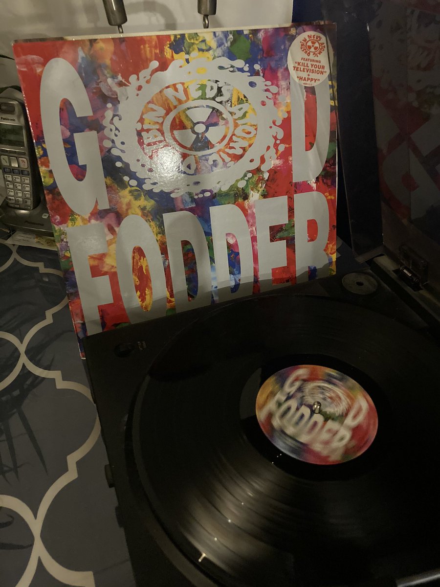 kcolombie74's tweet photo. Happy 30th birthday to God Fodder by @Nedsatomictweet a huge album for me in my teens and to this day. Can still remember how excited my mates and I were when it got released! #godfodder30 #nedsatomicdustbin https://t.co/dwdQfG2Drj