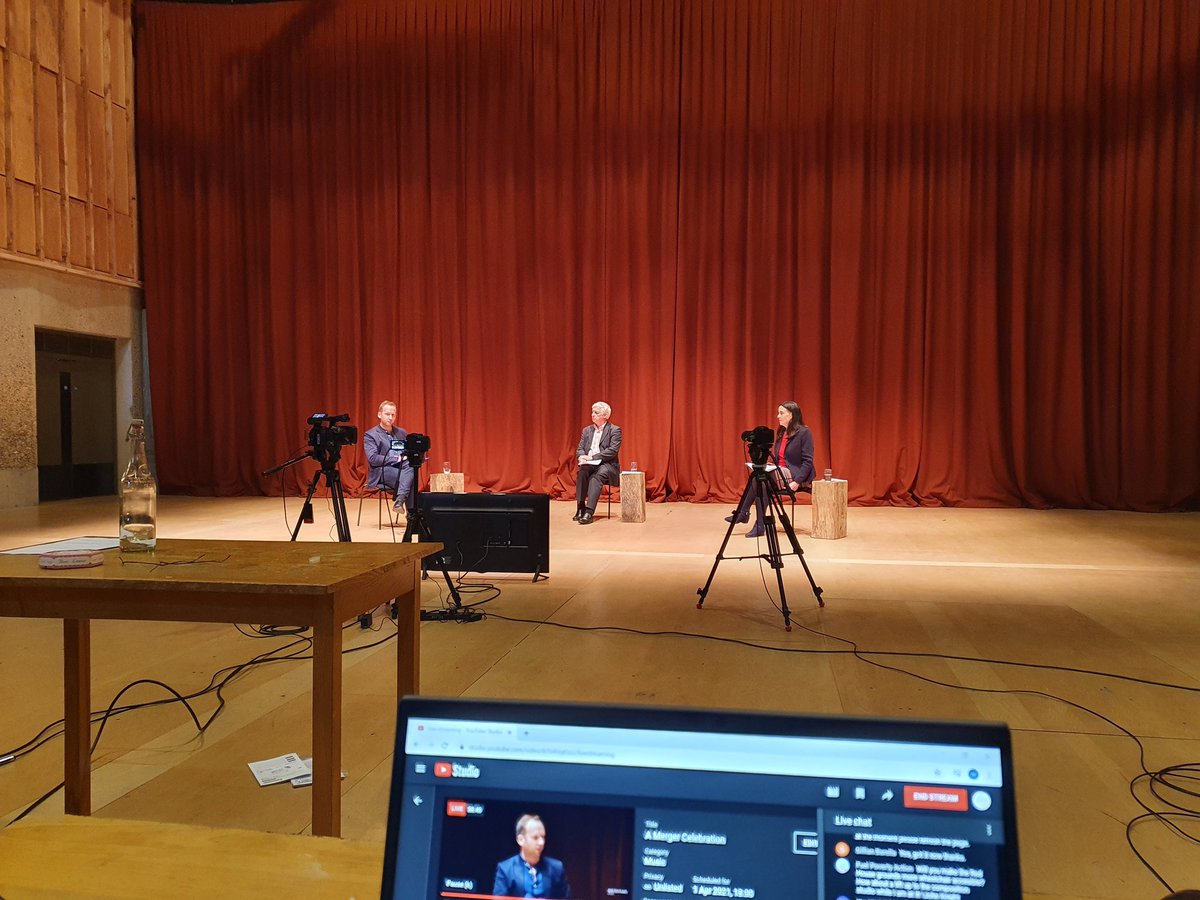 Lovely to do some livestreaming with <a href="/_mjolly/">Matt Jolly</a> today for <a href="/BrittenPears/">Britten Pears Arts</a> 1st Birthday! 🎈