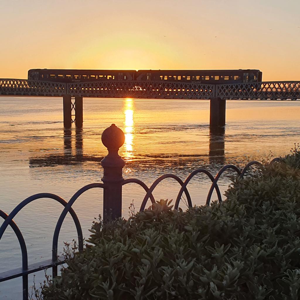 Miss_Quinn_MA's tweet photo. A break from pigeon-posts: the return of the sunset ๐posts #RossieIsland #AmberSunset #AprilSunset https://t.co/XZZ2e944tK