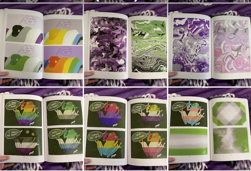IzzyS97's tweet photo. I self-published an art book “Ace of Arts” containing 160 of my art pieces! Here are some samples! Please consider having a look and retweeting 🥰

Here’s the link: https://t.co/w3Y4XAHYgE 

{#asexual #aromantic #aspec #acespec #aroace #LGBTQ #lgbtqia #myart #digitalart #drawing} https://t.co/X5MHeCVktM