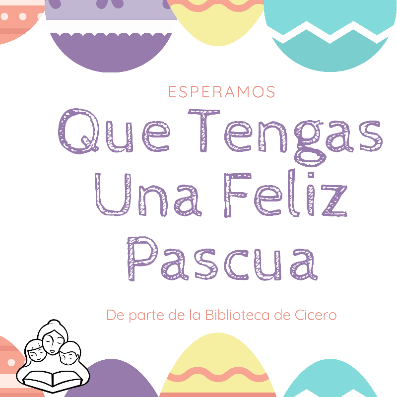 While we are closed, our book drop outside the library will be open for returns and if you need something to read, watch, listen, our digital library is open for you cicerolibrary.org/godigital/ 
#librarynews #YesCicero #easter