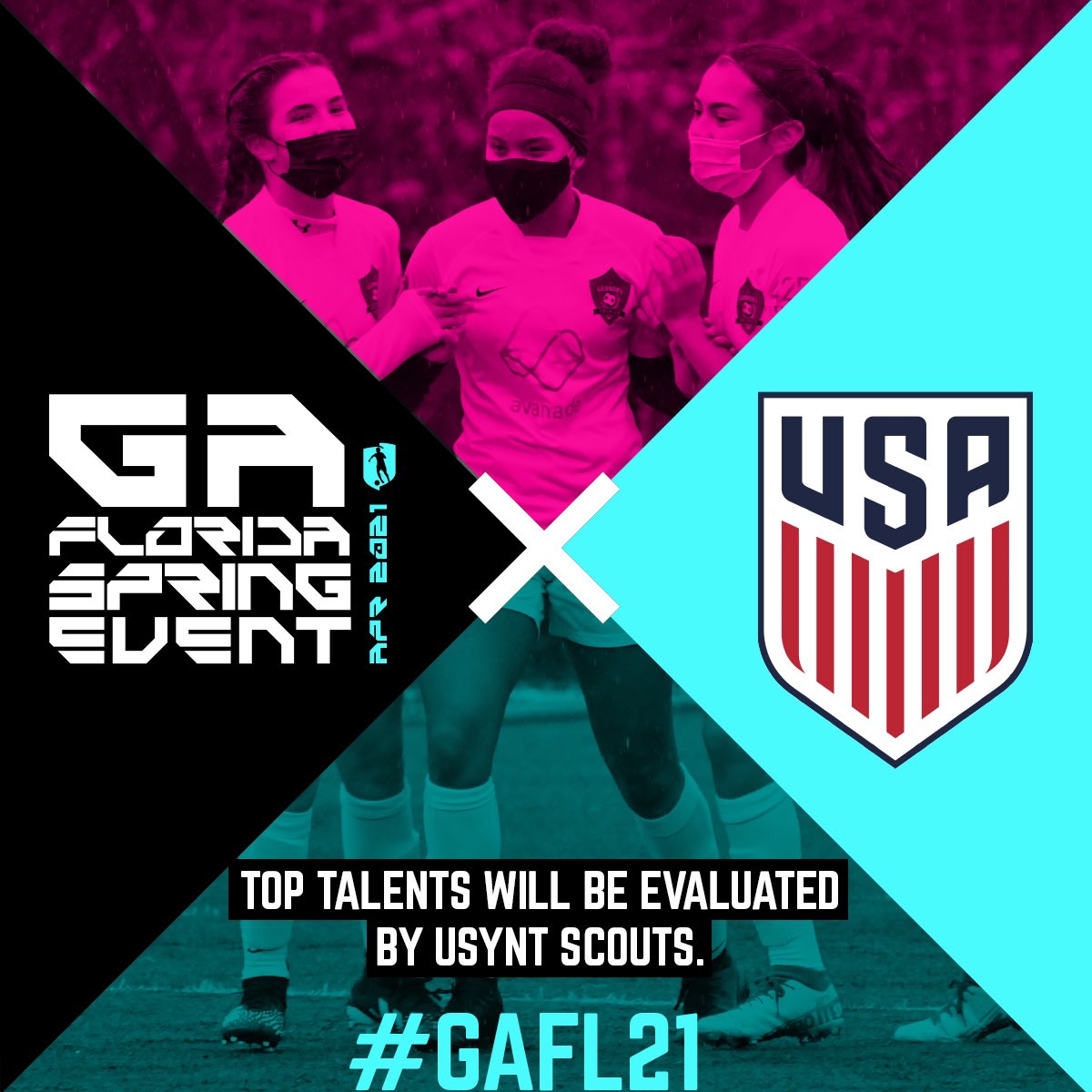 #GAFL21 is just around the corner. USYNT Scouts will be evaluating the games and tracking our Top Talents. #GARising #USYNT #TalentID #AttacktheGAme