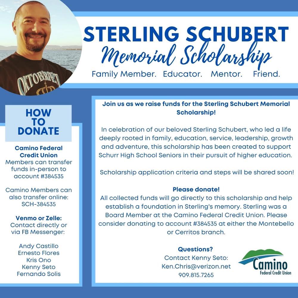 SchurrNews's tweet photo. A memorial scholarship fund has been set up for former Spartan student and staff member Sterling Schubert, who died last summer. https://t.co/GtoxVjCERX