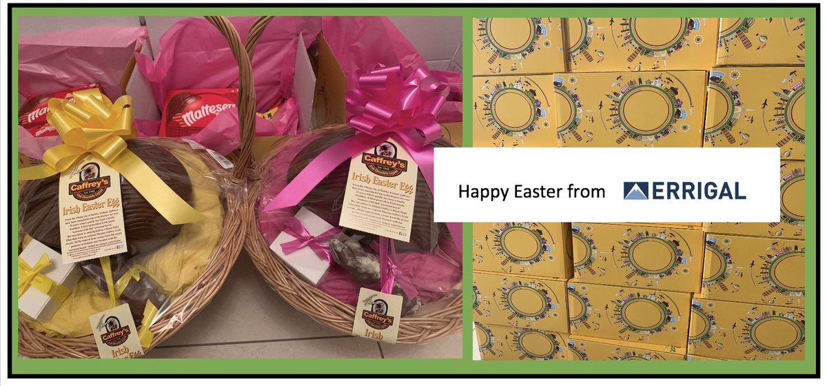 errigalinc's tweet photo. Fun this evening with Easter Bingo, on offer two Easter Hampers. Congratulations to our two lucky winners. Our Easter Bunny @Postvox was also busy, love the new pre-paid gift boxes 🐰....... #lifeaterrigal #waterford #jobfairy #hiring #recruitment https://t.co/alwswNCx2n