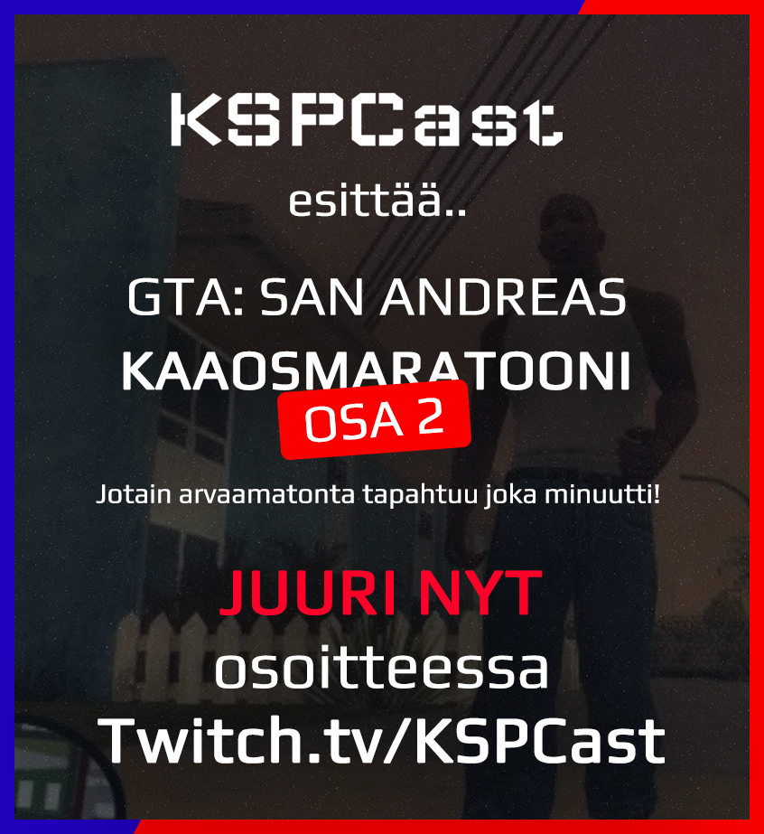 kspcast's tweet photo. Kaaosmaratooni on startannut, ota siis suunnaksi: https://t.co/5uOXmcVH1V https://t.co/KkUNG9AlKJ