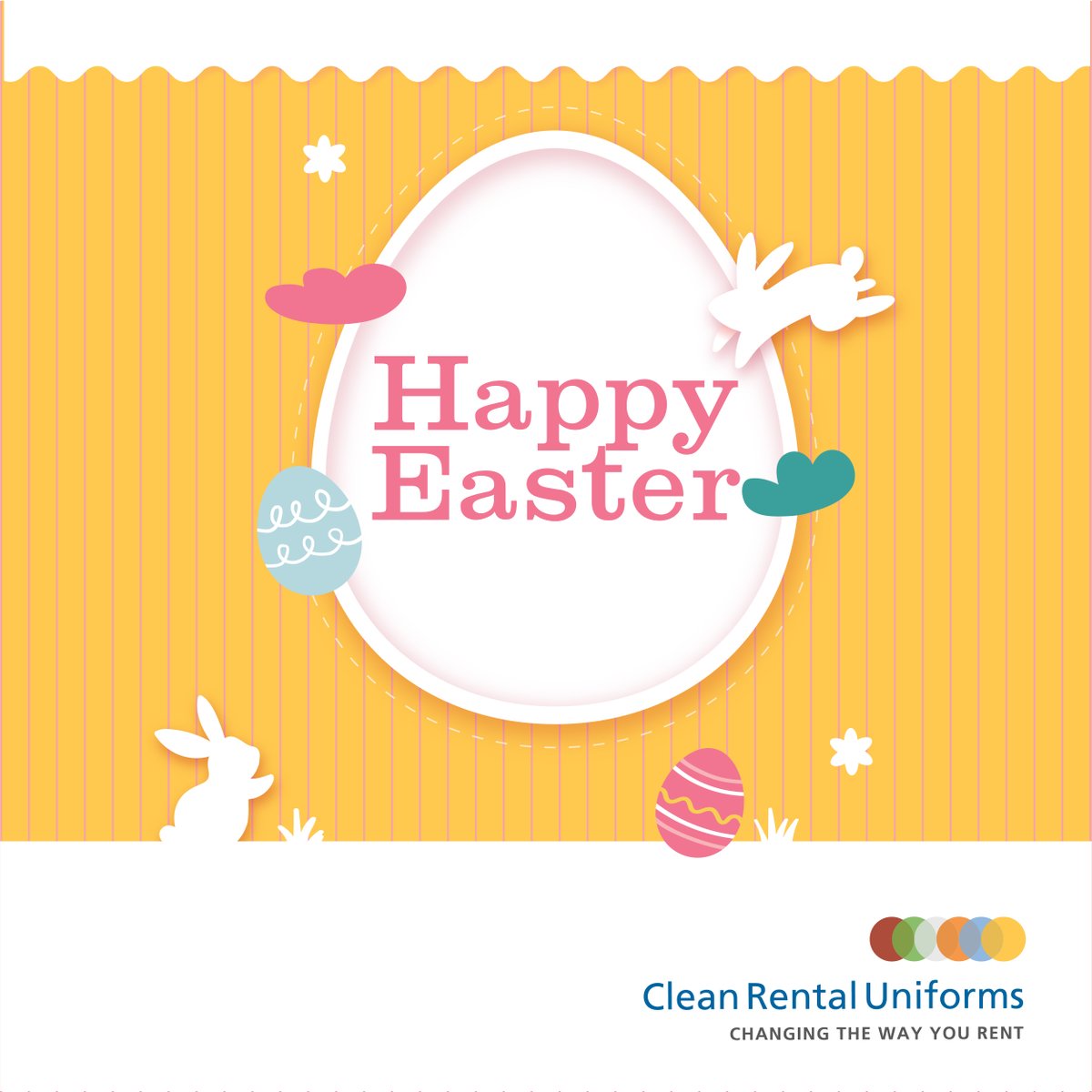 CleanRentalSvcs's tweet photo. #HappyEaster from all of us at Clean Rental Uniforms! https://t.co/SKhhgZRdDa