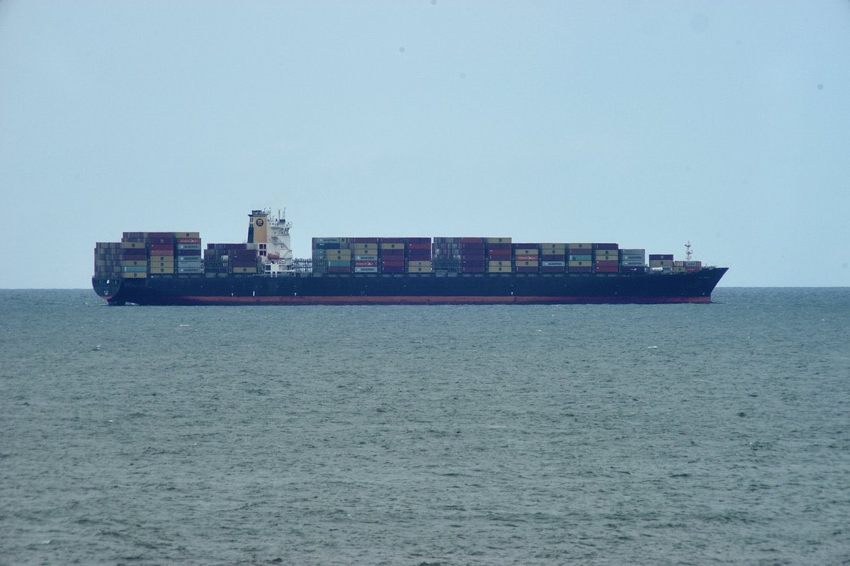 johnmorgan726's tweet photo. The MSC UBERTY, IMO:9337444 en route to Savannah, Georgia, flying the flag of Liberia π±π·. #MSC #MSCUberty #ContainerShip #ShipsInPics https://t.co/hQmvgUdClT