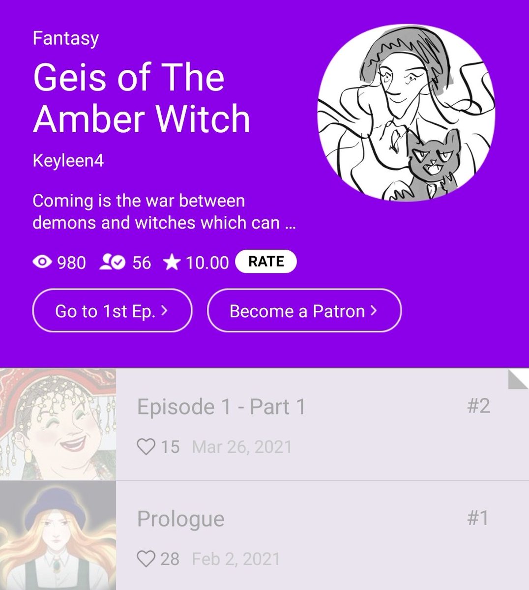 keyleen4's tweet photo. I drew it with my left hand.
@webtooncanvas #canvasaprilfools #GOTAW #GeisOfTheAmberWitch https://t.co/V77FQl3i0o