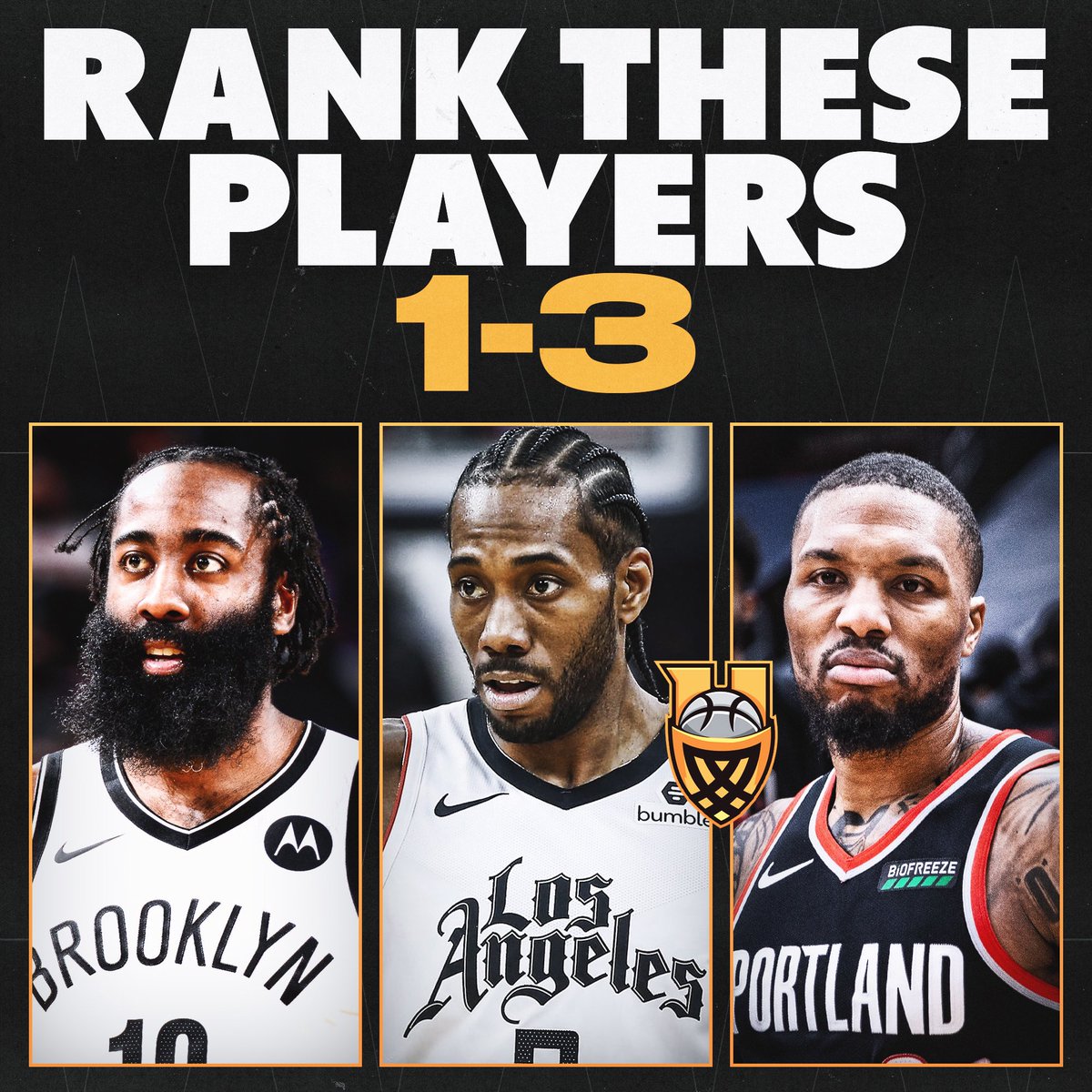 Rank them 1-3.