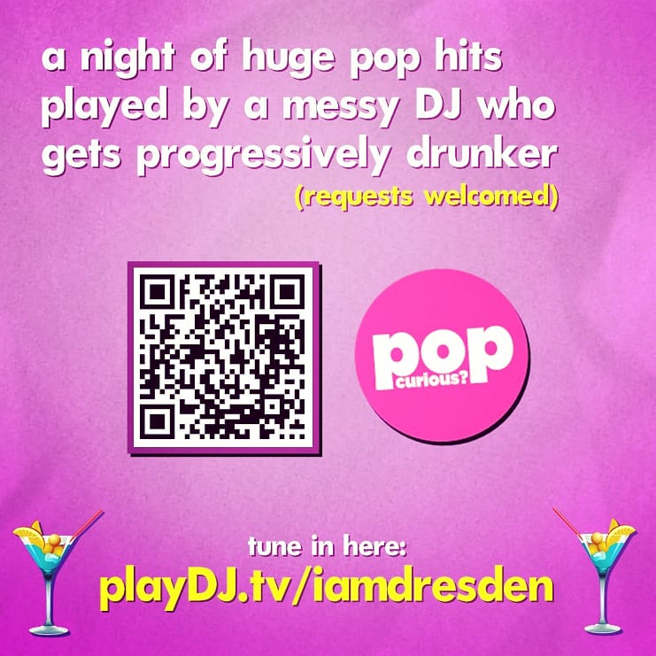 PopCuriousClub's tweet photo. This Friday night: join us for #SmashedHits - a drunken night of pop music!

Expect to hear hits from the likes of #Britney, #Madonna, #DuaLipa, #Kylie, #GirlsAloud, #LisaScottLee, #Sugababes and more, with your requests welcomed! 

Tune in from 10:30pm: https://t.co/r6xJ9ttNDl https://t.co/xLwi6vZFXp
