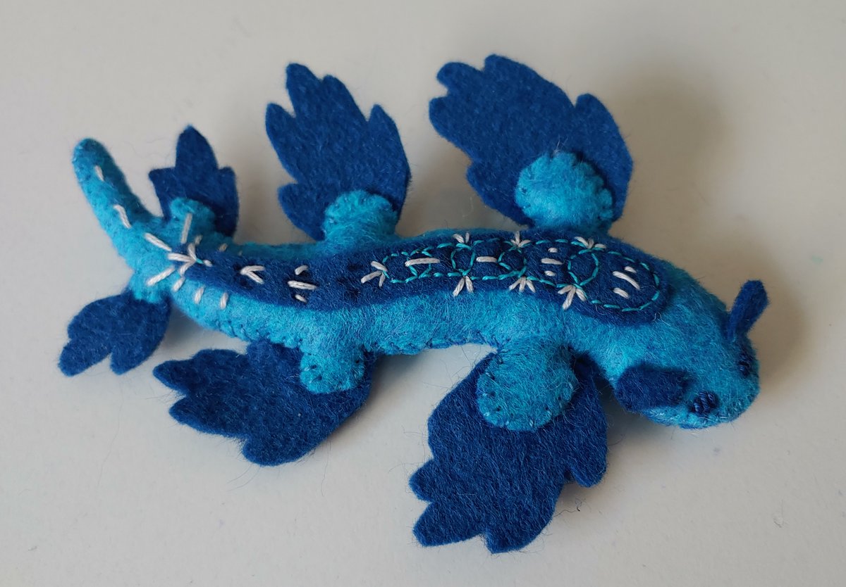 MildChutney's tweet photo. Blueberry nudibranch. https://t.co/u0uweZ99y9