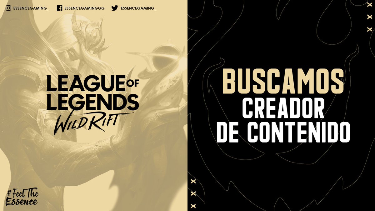 ¡ATENCIÓN CREADOR DE CONTENIDO!

Estamos en busca de nuevo talento que este interesado en unirse a nuestro grupo de creadores de contenido de #WildRift.

Si estás interesado manda MD. 📩
