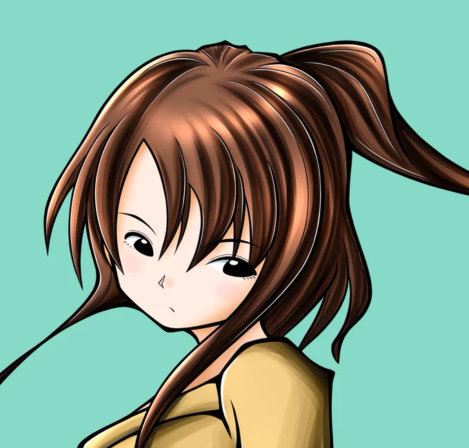 いつも娘が取り憑かせて
いただいております✨
楽しそうなので
私もお世話になりますね
(*'꒳`*)

久々にこの姿で登場です❤️

#イラスト好きな人と繋がりたい
#絵描きさんと繋がりたい
#落書向上委員会 #拡散機関 #拡散機関3
#オリキャラ #創作 