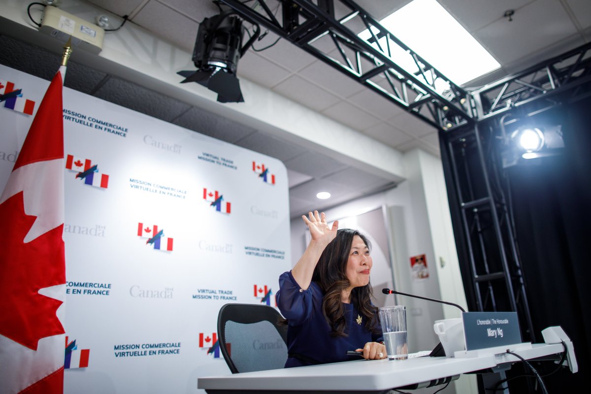 mary_ng's tweet photo. Thats a wrap! Thank you to the incredible entrepreneurs who joined our #VirtualTradeMission to France. Creating opportuntities for #CDNBiz in France, is bringing more Made-in-Canada innovaton to the world! #EconomyAndEnvironment π€ https://t.co/eckzDt4kpS