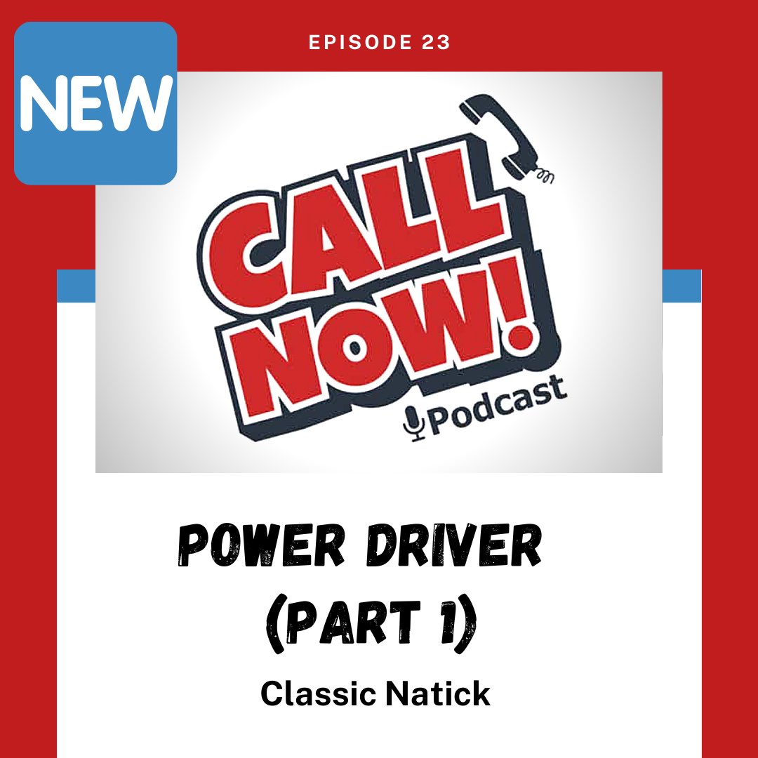 CallNowPodcast's tweet photo. This is not an April Fools joke. This is real... the new @callnowpodcast episode dropped today https://t.co/IC6MY4YgKN #podcast #infomercial #powerdriver #mickhastie @johnnybench_5 #caveman #screwdriver #natick https://t.co/brGj9Af34G