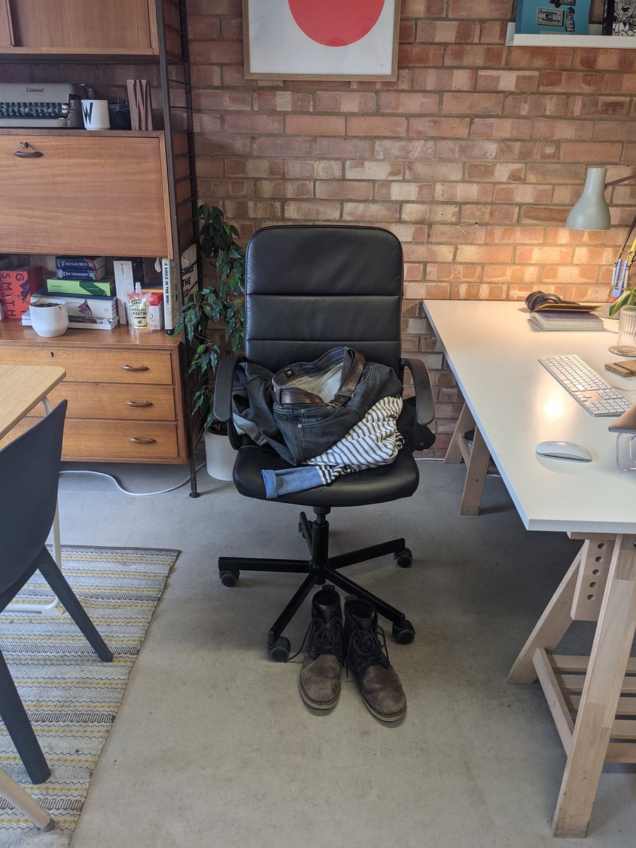 Got changed at work and now I fear I maybe Woof the dog from the hit ITV series from my childhood