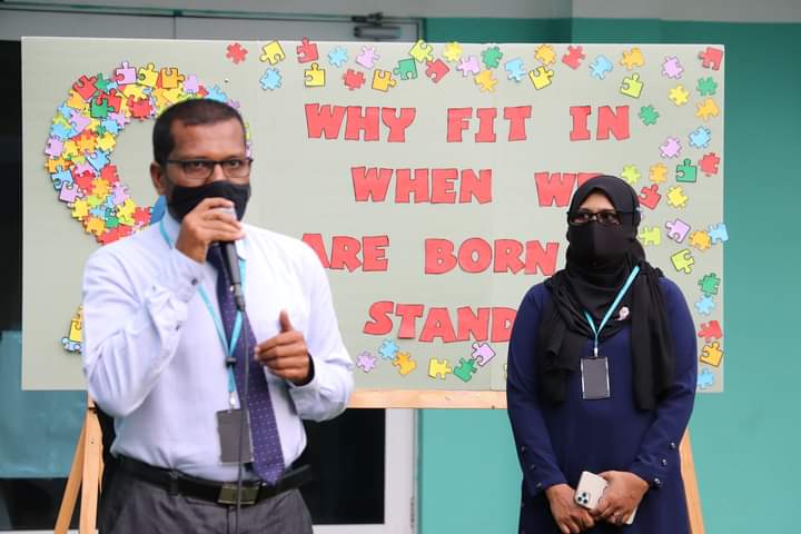 RehendhiSchool's tweet photo. "There needs to be a lot more emphasis on what a child can do instead of what he cannot do."
         ~Dr. Temple Grandin~

Special Assembly Held to Mark Autism Awareness Month.
@MoEdumv @aisthly
#promotinginclusivity
#autismawareness https://t.co/GYw1aYPhrf