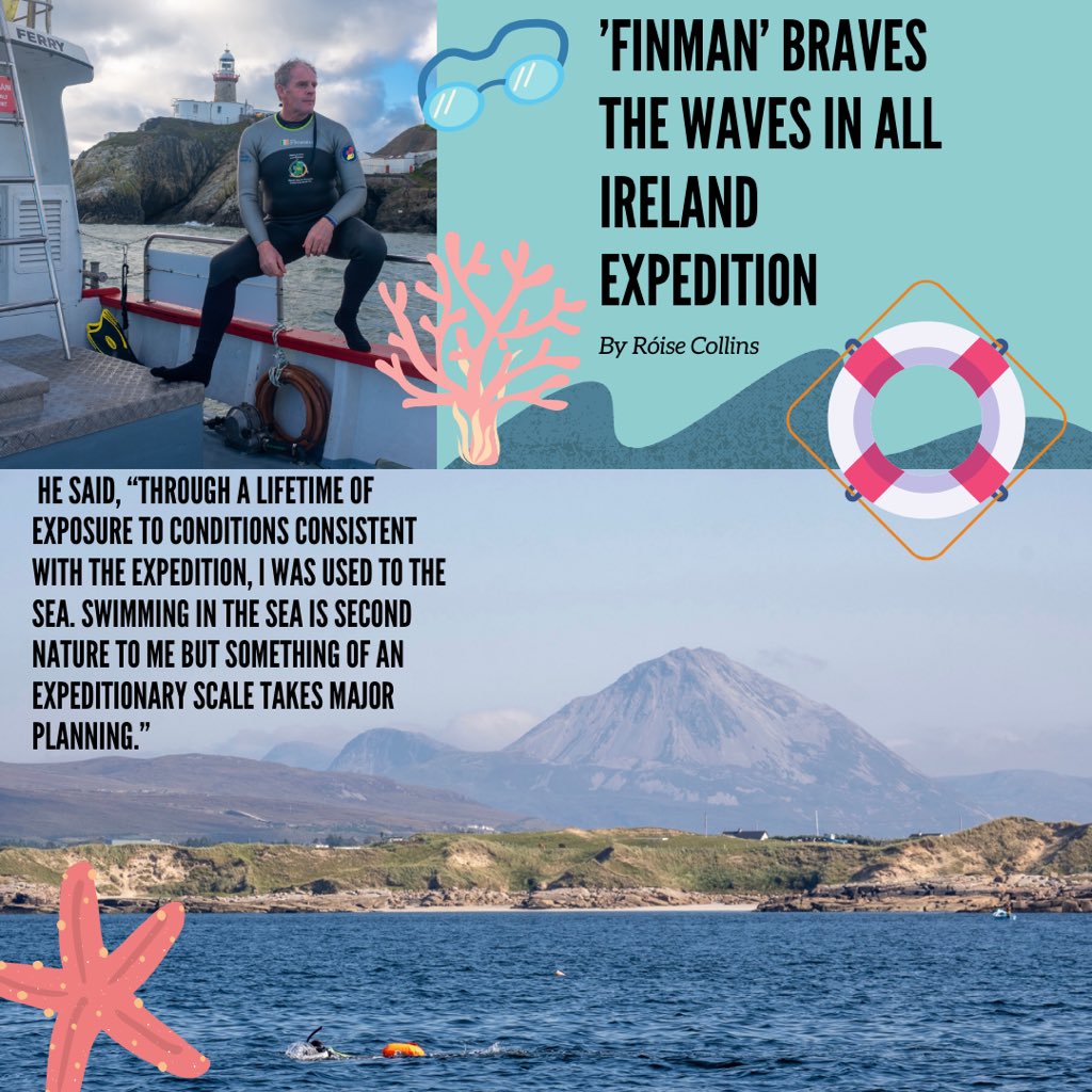 DawningMagazine's tweet photo. SNEAK PEAK: A lifelong lover of the sea and of adventure, Henry O’Donnell is taking on his biggest challenge to date - solo circumnavigating Ireland. Róise Collins spoke to the swimmer about what has led him to this extreme expedition and what’s involved. https://t.co/4YvR7BkvzW