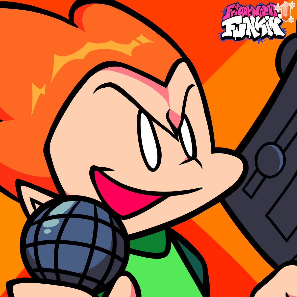 JsKhas's tweet photo. Icon Pico
Friday Night Funkin' ;)
.
1°: Icon highlighted ORANGE color
(mi opinión)
2°: Color original 

Part 2/6+
Tags:
#fridaynightfunkin #fridaynightfunkinedit #fridaynightfunkinfanart #FridayNightFunkinpico
#fridaynightfunkinart #ibisPaintX https://t.co/XtagStxGex