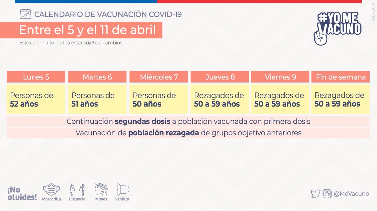 natho47's tweet photo. Calendario de vacunación semana del 5 al 9 de Abril 
Ayuda a difundir,que nadie se quede sin vacunar https://t.co/OXxrHrf5Cr