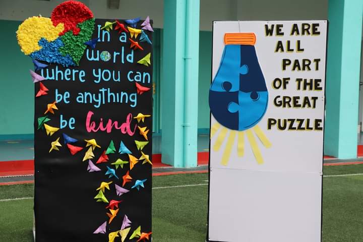RehendhiSchool's tweet photo. "Autism is like a rainbow. It has a bright side &amp; a darker side. But, evey shade is important &amp; beautiful" ~Rosie Tennant Doran~ 

*Special Assembly Held to Mark Autism Awareness Month*

#MinistryofEducation
#departmentofinclusiveeducation
#promotinginclusivity
#autismawareness https://t.co/G6jC5cFlkE