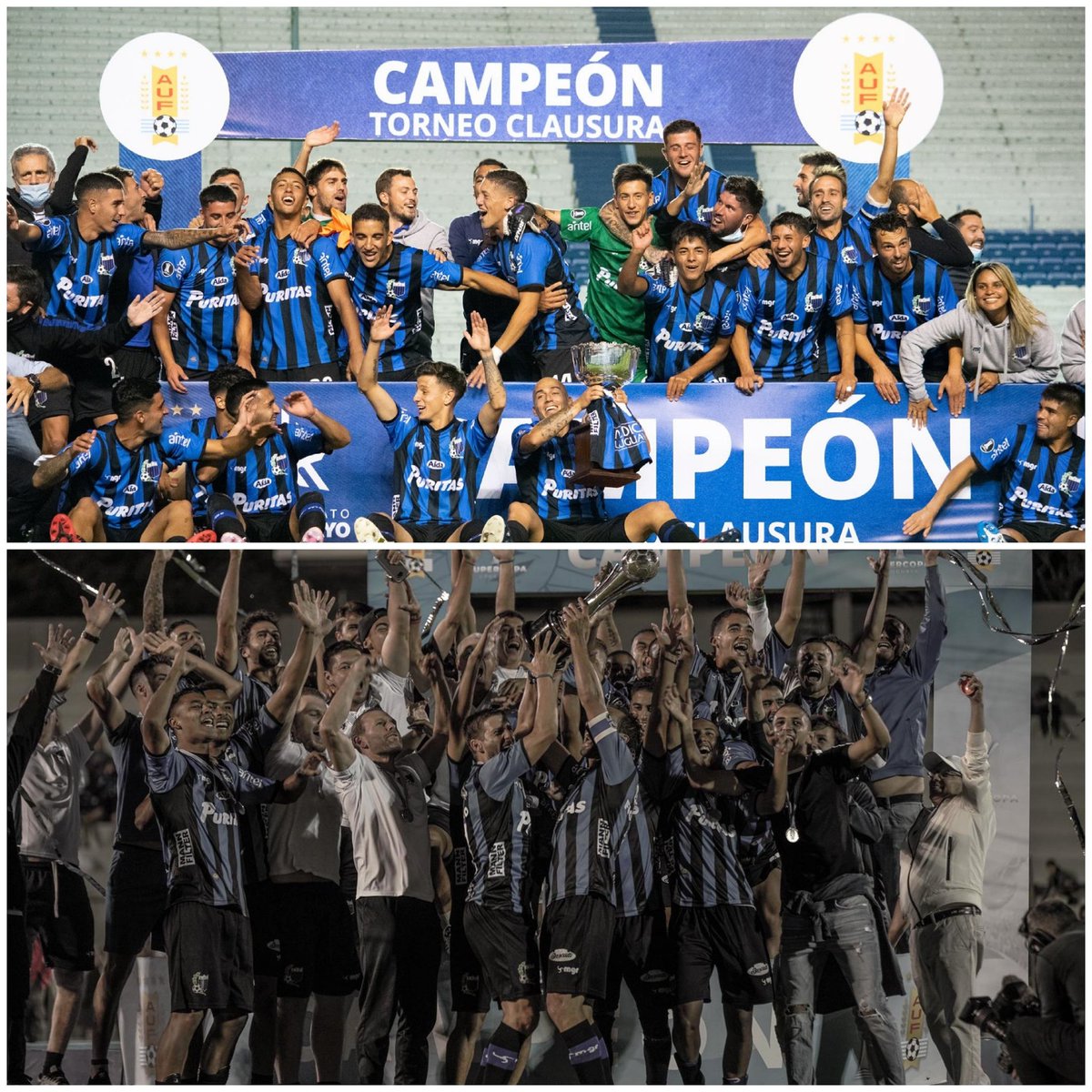 Gracias a <a href="/LiverpoolFC1915/">Liverpool Fútbol Club</a> por abrirme las puertas y haber confiado en mi. Me llevo un grupo excelente de compañeros y personas que trabajan en el club, que juntos pudimos lograr hacer historia 🏆🏆 
Agradezco también a los hinchas por el apoyo siempre, que sigan los éxitos ⚫🔵