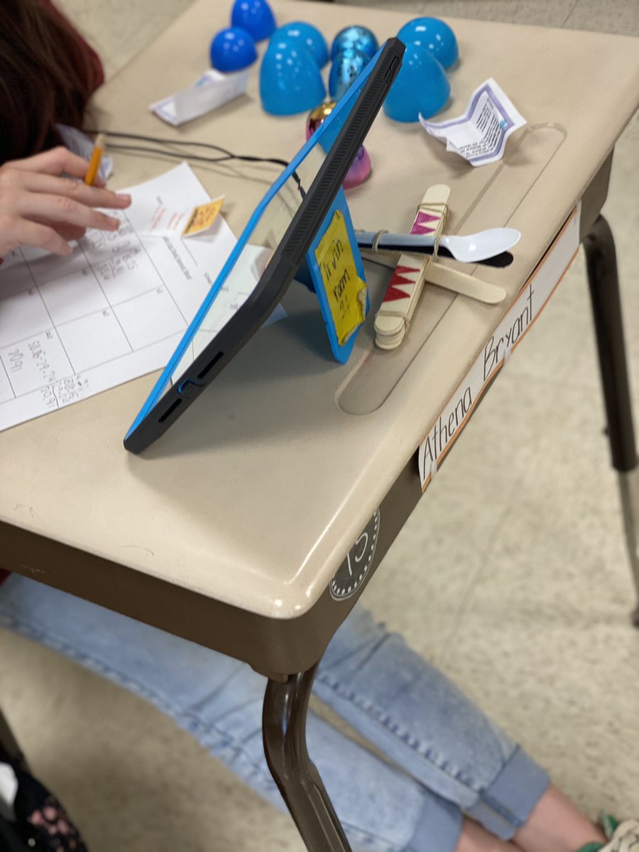 AnyeaGibson's tweet photo. Today was so much fun; We had our annual Math Easter Egg Hunt. Besides Numbers&Base Ten problems, some where filled with a problem that could earn you $1, candy, or a “No Morning Work” Pass. I will miss my babies, but Thank you Lawd for the break! #HPSTOY #ImadeitbythegraceofGOD https://t.co/x1pDKfZTnR