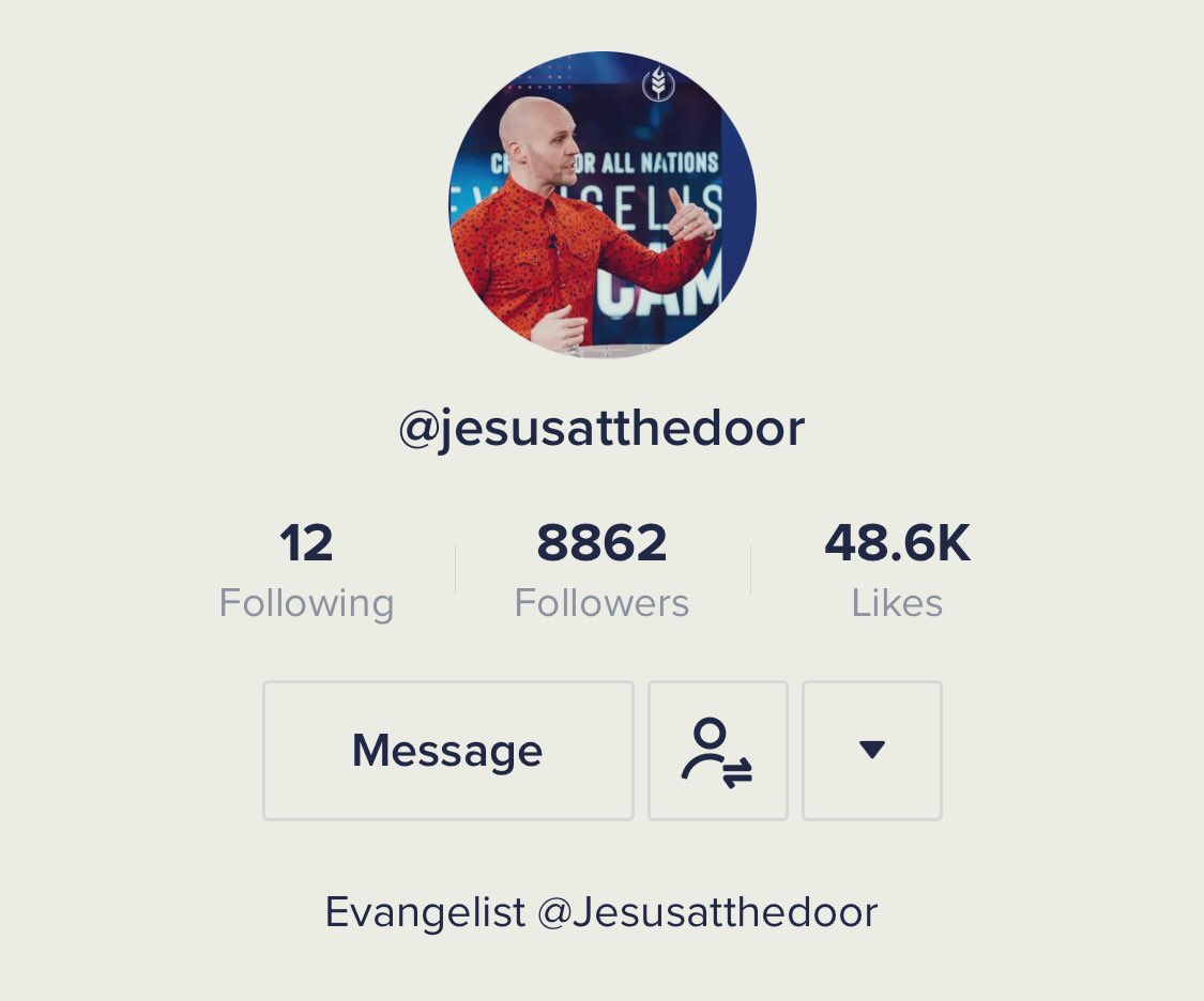 Great news - we are now on TikTok. If you’re on there come and say hi!

tiktok.com/@jesusatthedoo…