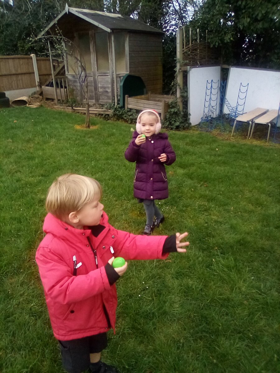 WhetstoneNurs's tweet photo. Nursery went on an egg hunt in the muddy kitchen today. https://t.co/ko11MmJGvI