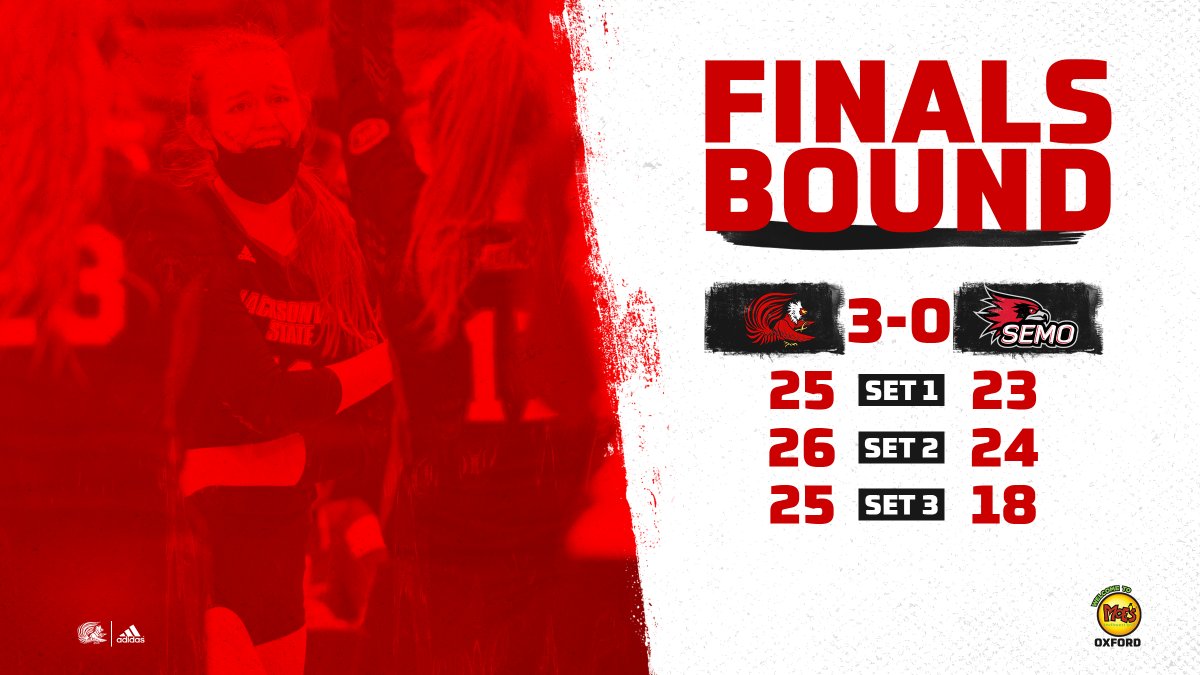 GAMECOCKS WIN!
JSU sweeps SEMO and the Gamecocks are headed to the OVC Championship Match tomorrow afternoon!