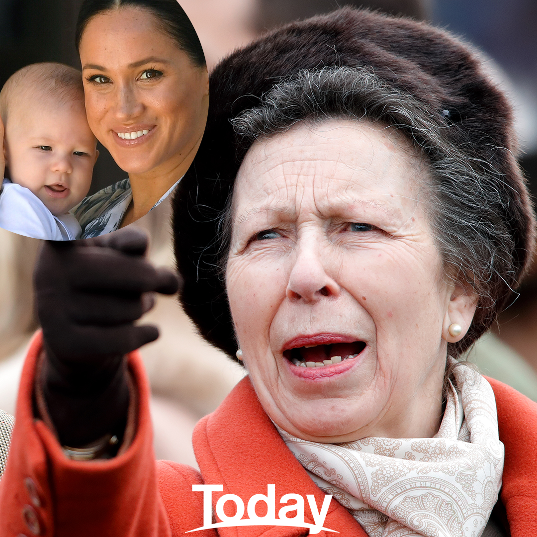 TheTodayShow's tweet photo. Princess Anne has been revealed as royal accused of RACISM by Harry and Meghan during their tell-all Oprah interview. The comments concerned how dark Archie’s skin might be before he had been born. #9Today 
READ MORE: https://t.co/NzTabjoHkm https://t.co/widcLqg3Qb