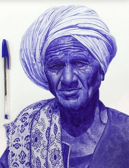 Ballpoint pen drawings by the young and talented artist, Mostafa Khodeir from Egypt.

He spends up to two months working on a single drawing.

#AfricaGotTalent