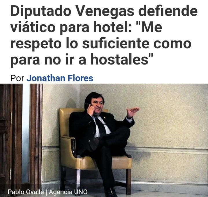 Lafacha8's tweet photo. @HeraldoMunoz Preguntate primero cuanto gana un honorable allá ctm y después comparas ok❓Cuando se bajarán la dieta los "honorables" ❓ @Camara_cl
@NZinSantiago @Senado_Chile https://t.co/jp0VO8zsRc