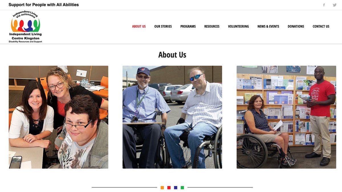 yourtvkingston's tweet photo. Independent Living Centre Kingston is our @unitedwaykfla weekly spotlight on #LimestoneLens. Watch here: https://t.co/bQ8aI07XgS
@ILKingston provides support & skills-building programs that address disability issues in the community. #yourtv #cogeco #trulylocal #ygk #ygklove https://t.co/IPQIuYeDWL