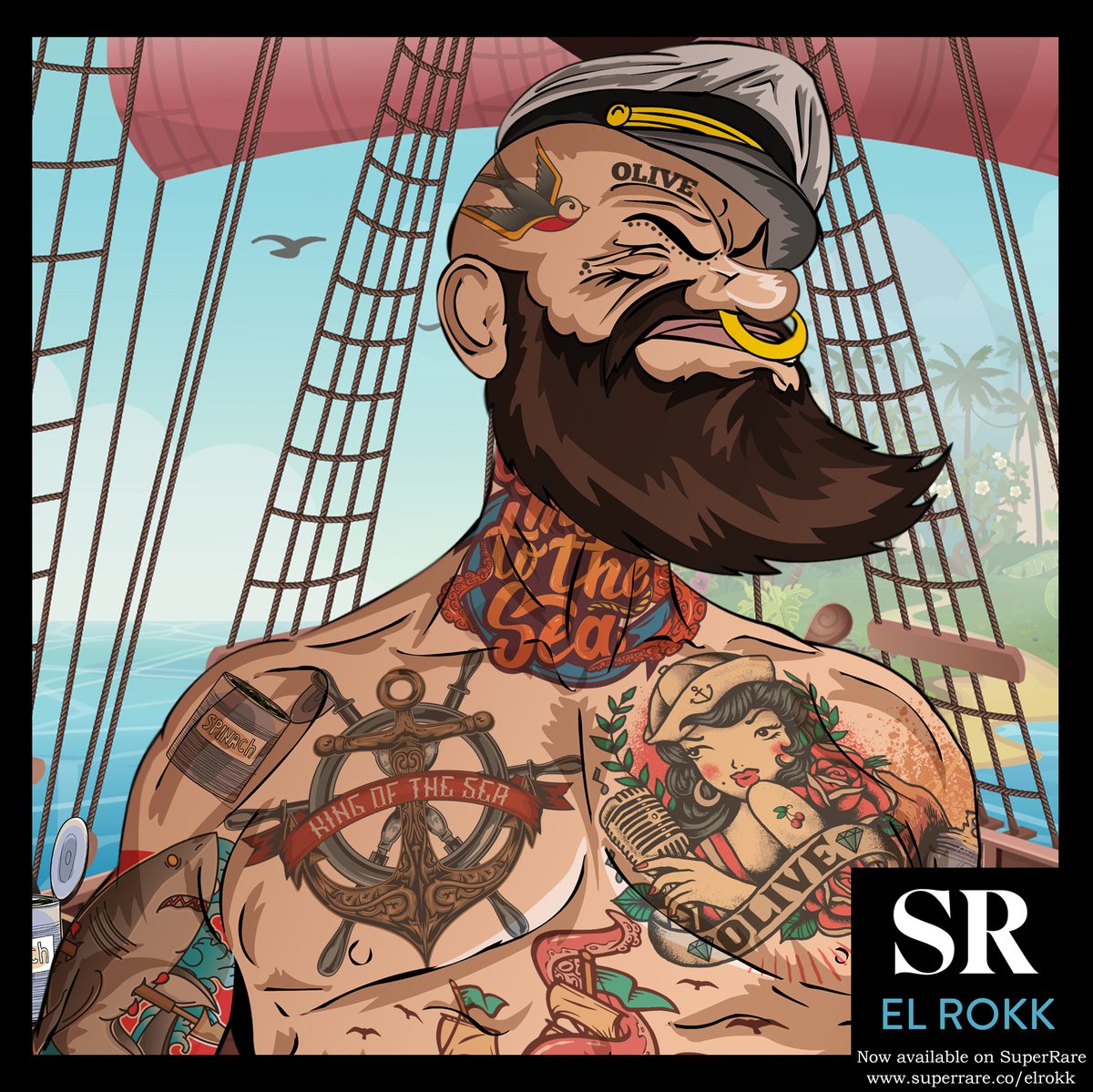 elrokk's tweet photo. King of the Sea 💪🏻 is a crown jewel of mine and still bidding on @SuperRare 💎

Current Offer: 1.35Ξ 🪙 by @CollinsCustomIP 😇

https://t.co/GwCEWVnSYm

Better place that bid. I already have big brands scheduled. Might be the last mint 😎 #superrare https://t.co/FPXpoOOb3W