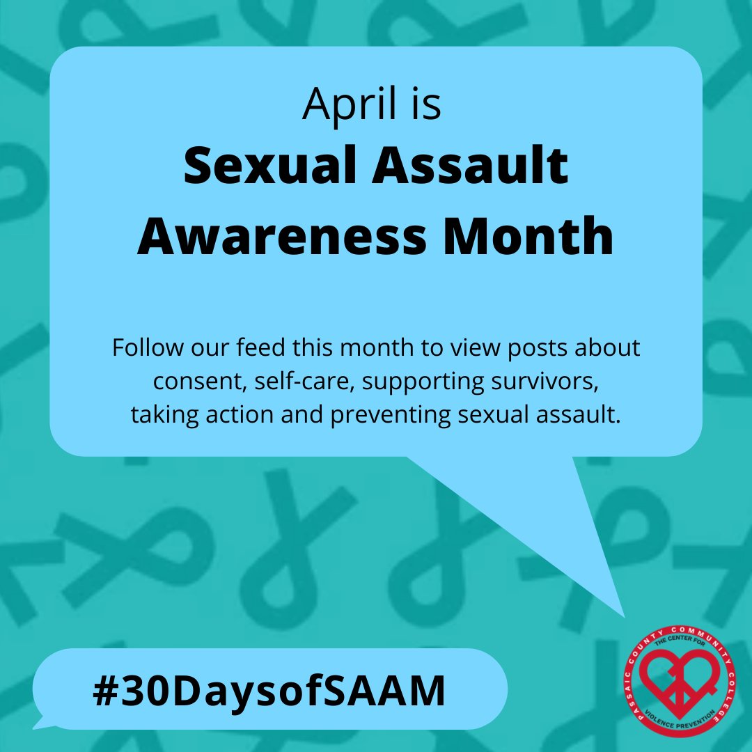 Cvp_PCCC's tweet photo. April is SAAM. Follow our feed this month to view posts about consent, self-care, supporting survivors, taking action and prevention sexual assault. #cvppccc #30DaysofSAAM https://t.co/rHEXN316F5