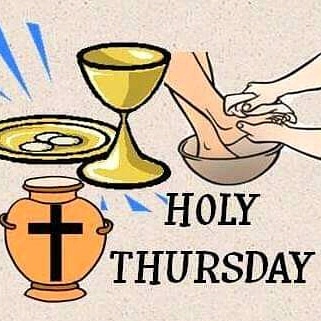 QuestCatholic's tweet photo. Maundy Thursday is the Thursday during Holy Week and remembers when Jesus Christ instituted the Eucharist during the Last Supper. It also commemorates the practice of ceremonial foot-washing to imitate Jesus, who washed his Apostles’ feet before the Last Supper... https://t.co/tRMYbzKDcJ