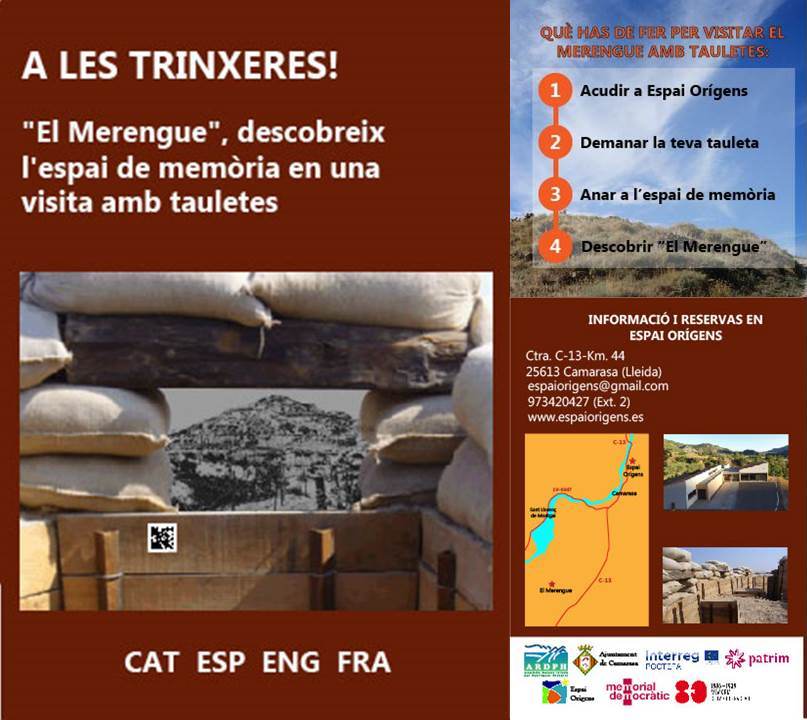 espaiorigens's tweet photo. #merengue #espaidememòria #camarasa #frontdelsegre #tauletes #unavisitadiferent #descobreix #guerracivil #noguera https://t.co/h3ayRs4DLF