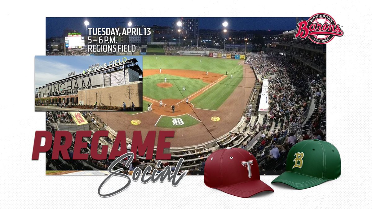 TroyTrojansBSB's tweet photo. Join us Tuesday, April 13 for a pregame social at Regions Field before we play UAB!

📰: https://t.co/GqUbEv6xKx

#theTROYway | #OneTROY ⚔️⚾️ https://t.co/1770GdiHkh