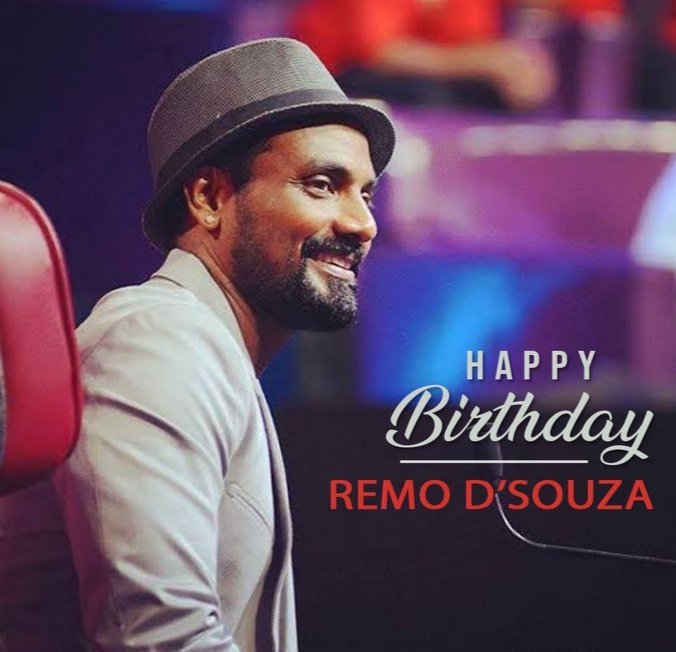 Happy 47th Birthday to Indian Choreographer & Filmmaker,
Mr Remo D\Souza Ji. 