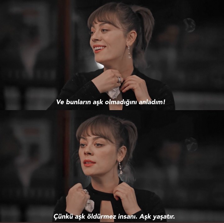Cemre, aşkın,sevginin karşındakine zarar vermeyeceğini aksine mutlu etmesi gerektiğini,kısacası çok seviyorum deyip hırçınlaşarak karşındakine şiddet uygulamanın aşk ve sevgi olmadığını dile getiriyor. Sevmenin ne olduğunu bilmeyenlere adete ders veriyor..
#nefesnefese #AlevAlev