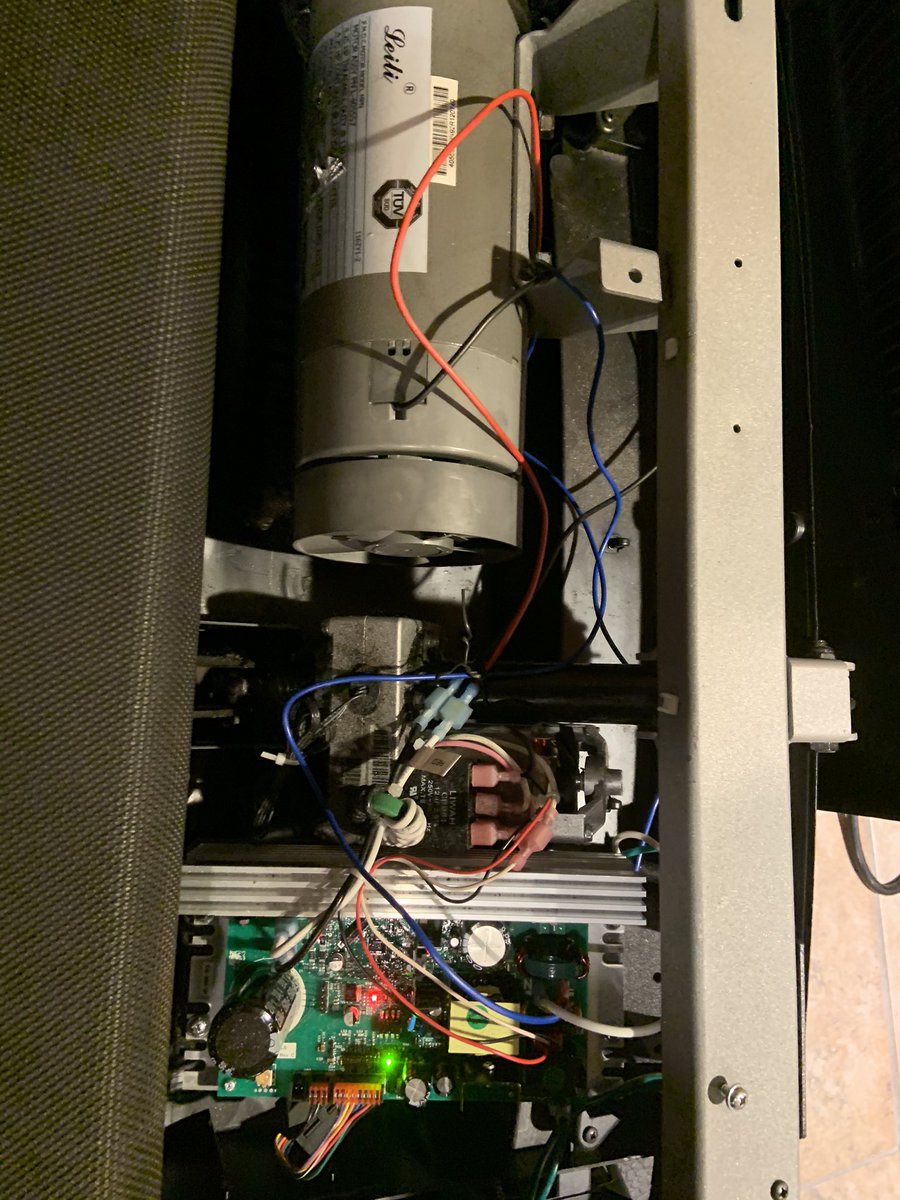 Lmhoney's tweet photo. @NordicTrack I need another controller board! I just replaced it about a month ago !!! https://t.co/tdWBb1PAqA
