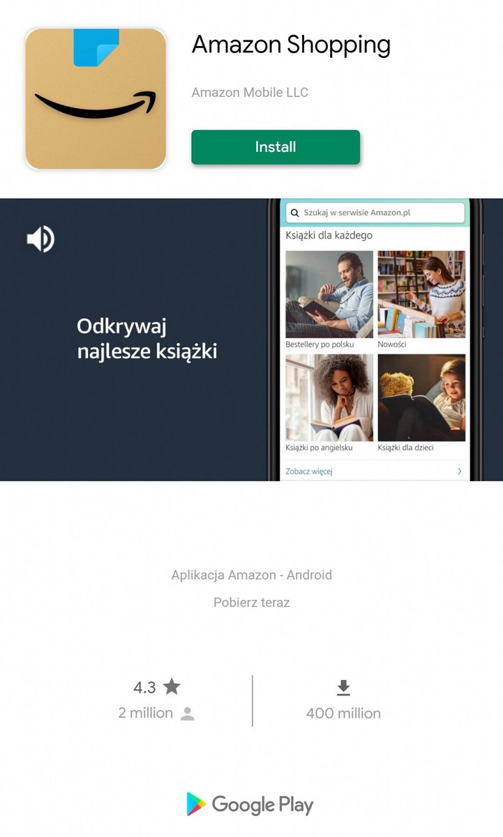 tfastyn's tweet photo. Czy @amazon w wersji Polskiej nie potrzebuje korektora? https://t.co/6G8bbok4le